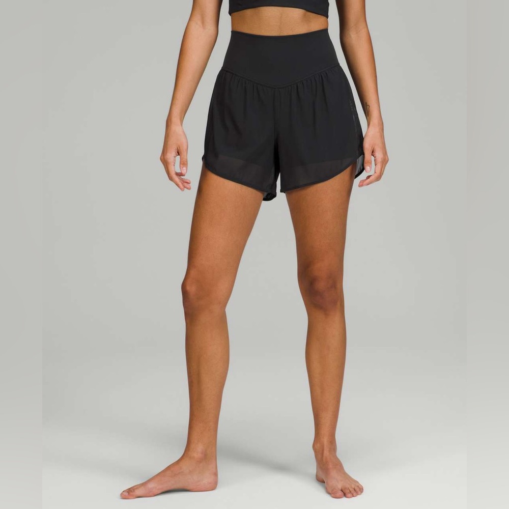 LULULEMON NULU AND MESH YOGA SHORT